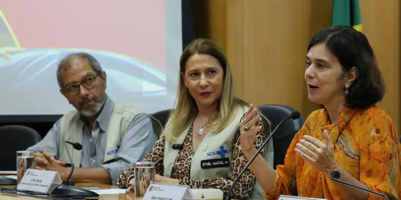 Juntas, dengue e gripe podem pressionar sistema de saúde, diz ministra