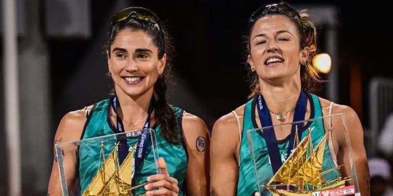 Bárbara e Carol são campeãs da etapa de Doha e se aproximam de Paris