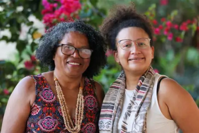 Brasília(DF) - Valdina Ferreira, caloura de biologia, e sua filha Patricia. Foto: Wilson Dias/Agência Brasil