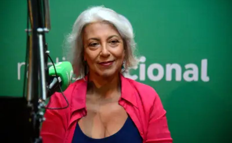 Rio de Janeiro (RJ), 07/03/2024 – A apresentadora na Rádio Nacional, Luciana Valle Foto: Tomaz Silva/Agência Brasil