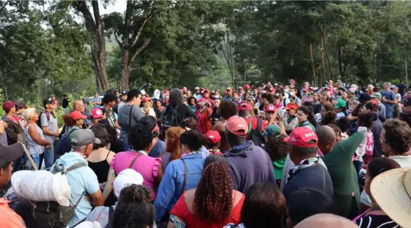 MST ocupa fazenda em Lagoa Santa (MG) e pede desapropriação da terra - Foto: MST