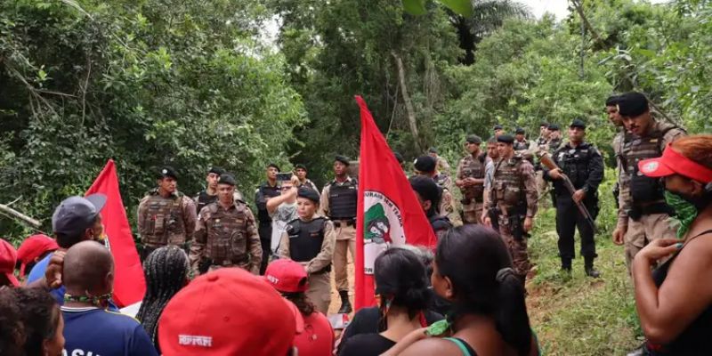 MST ocupa fazenda em Lagoa Santa (MG) e pede desapropriação da terra - Foto: MST