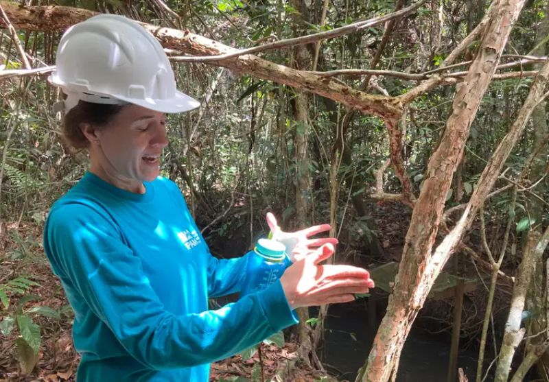  A pesquisadora é Márcia Macedo, fala sobre o impacto da agricultura no ciclo hídrico, na Fazenda Tanguro em MT. Foto:- Fabiola Sinimbu/Agência Brasil