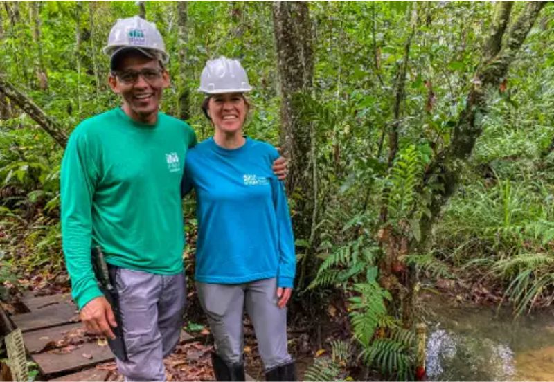 Mato Grosso - A pesquisadora é Márcia Macedo e o pesquisador é Leonardo Santos, falam sobre o impacto da agricultura no ciclo hídrico, na Fazenda Tanguro em MT. Foto: Fabiola Sinimbu/Agência Brasil