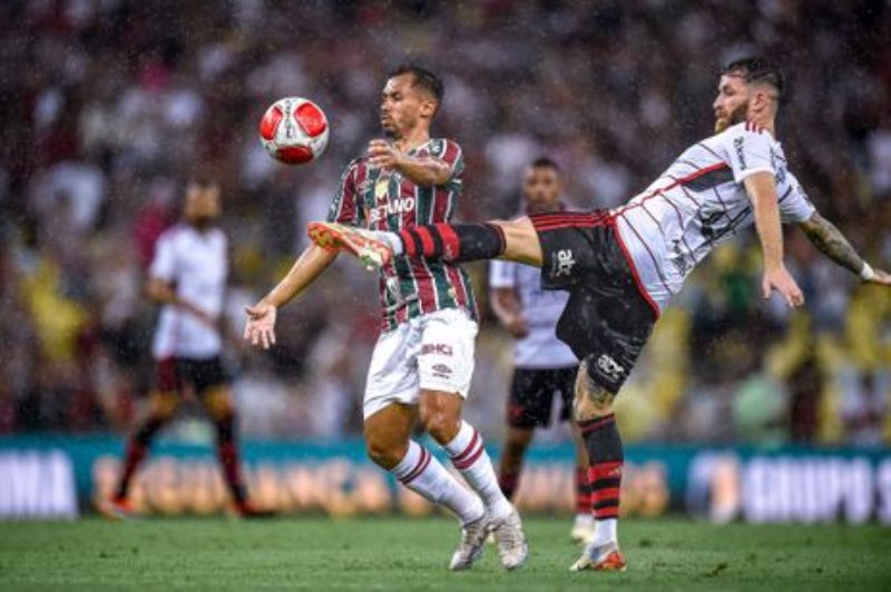 Pilar da defesa rubro-negra, Léo Pereira foi seguro durante todo o jogo. Foto - Marcelo Cortes/Flamengo