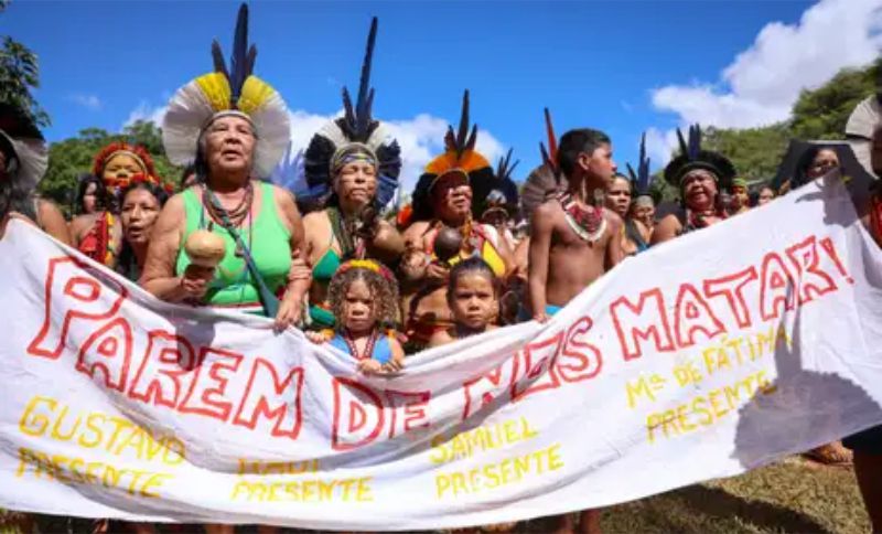 O Acampamento Terra Livre (ATL) começa nesta segunda-feira em Brasília. Esta é a 20ª edição do evento, que deve reunir centenas de etnias indígenas de todo o Brasil. Foto: Fabio Rodrigues-Pozzebom/ Agência Brasil