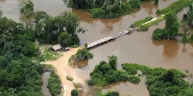 Polícia Federal destrói ponte de acesso à terra indígena no Pará