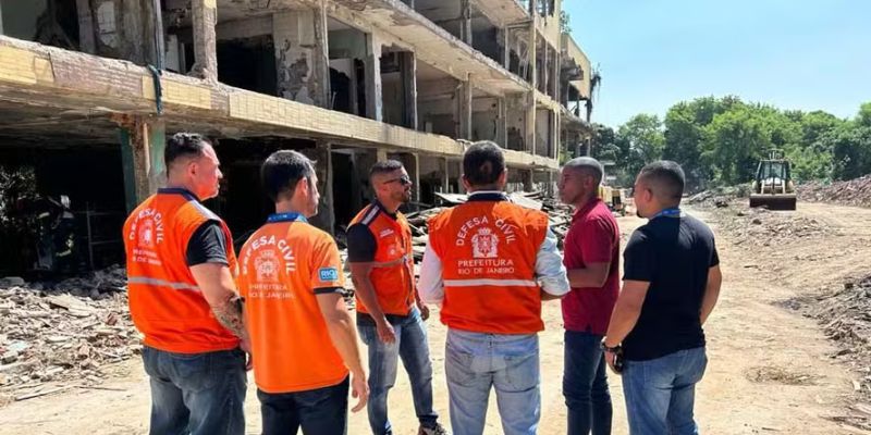 Prédio perto da rodoviária do Rio será implodido neste domingo