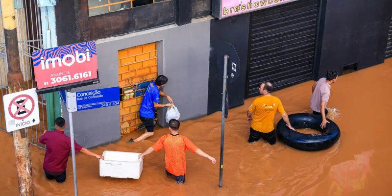 Chuva afeta mais de 2 milhões de pessoas no Rio Grande do Sul