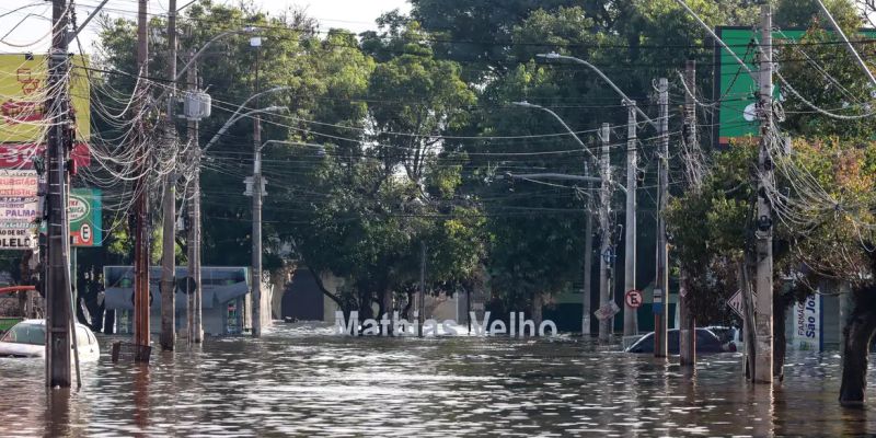 Defesa Civil alerta para volumes altos de chuva no RS