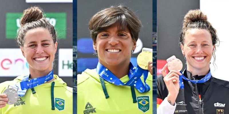 Águas abertas: Ana Marcela é ouro e Viviane Jungblut prata na Itália