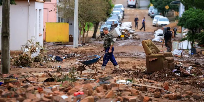 Defesa Civil de Eldorado do Sul pede socorro para resgatar ilhados