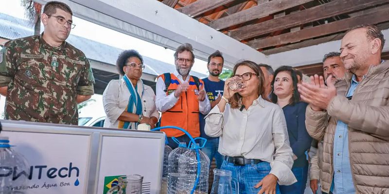 Governo federal envia ao Rio Grande do Sul 220 purificadores de água