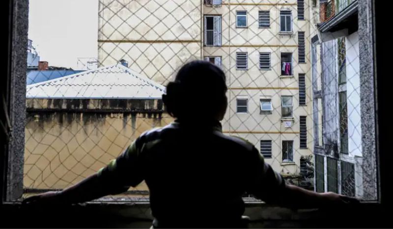 Liziane Pacheco Dutra, integrante da ocupação O Rio Mais Grande do Sul. Foto: Bruno Peres/Agência Brasil