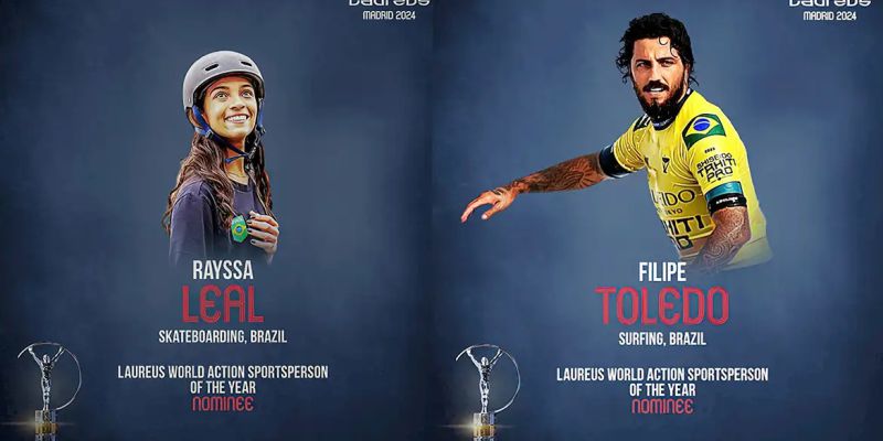 Rayssa e Filipinho são indicados ao Laureus, maior prêmio do Esporte